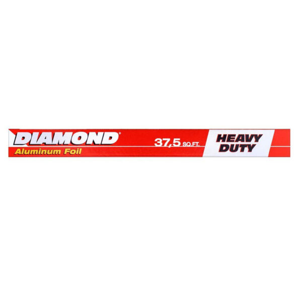 Diamond - Heavy Duty Aluminum Foil - Food Wrap - 18" x 25" - 37.5 Sqft