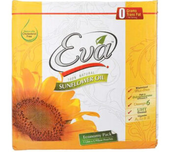 EVA – Sunflower Cooking Oil – 5 Liters Pouch (1×5)