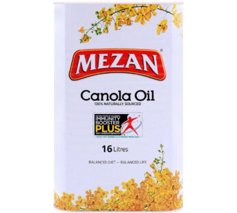 Mezan Canola Oil – 16 Litres Tin