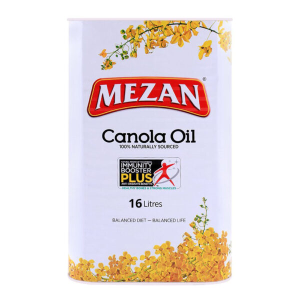 Mezan Canola Oil - 16 Litres Tin