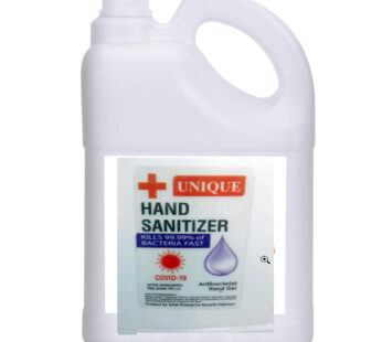 Unique+ – Anti Bacterial Hand Sanitizer Bottle 5 Ltr