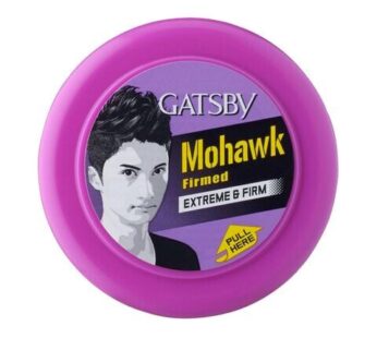 Gatsby – Mohawk Firmed Hair – Styling Wax – Pink 75g