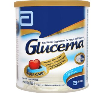 Abbott Nutrition – Glucerna – Triple Care Nutritional Supplement – Vanilla Flavour – 400 g