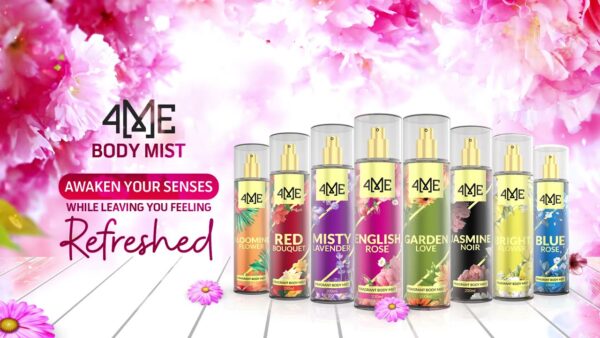 4ME - Blooming Flower - Body Mist - 200ML - Image 2