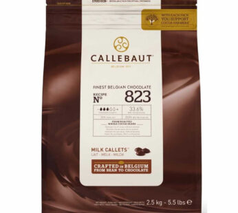 Callebaut – Finest Belgian Chocolate – 33.6% Milk Chocolate Callets – 823 – 2.5 KG