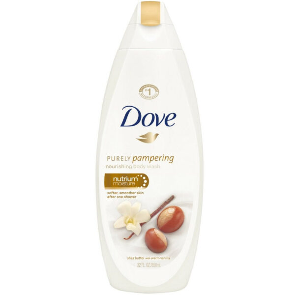 Dove - Body Wash - Caring Bath - Shea Butter With Warm Vanilla - 750 ml - Image 2