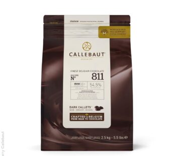 Callebaut – Finest Belgian Chocolate – 54% Dark Chocolate Callets – 811 – 2.5 KG